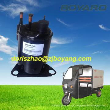 Zhejiang boyard hvac brushless dc 48 volts compressor para vechile elétrico Ice Cream Refrigerated Tricycle